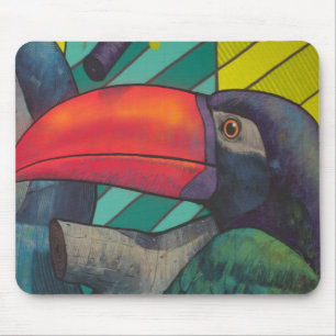 Colorful Toucan Graffiti Muismat