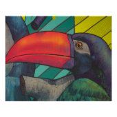 Colorful Toucan Graffiti Perfect Poster (Voorkant)