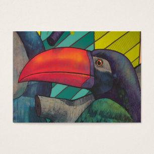 Colorful Toucan Graffiti Visitekaartje