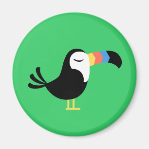 Colorful Toucan Magneet