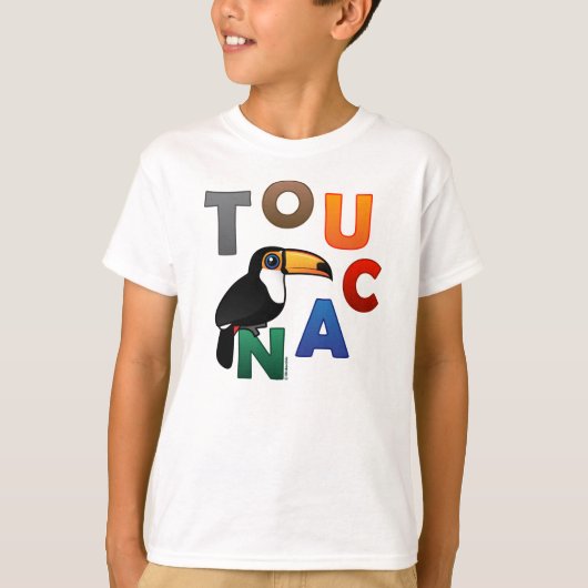 Colorful Toucan T-shirt (Voorkant)