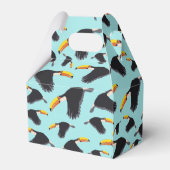 Colorful Toucan Tropical Bird Pattern Bedankdoosjes (Achterkant)