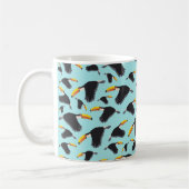 Colorful Toucan Tropical Bird Pattern Koffiemok (Links)