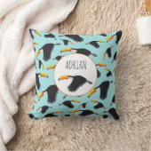 Colorful Toucan Tropical Bird Pattern Kussen (Deken)