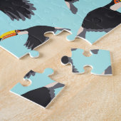 Colorful Toucan Tropical Bird Pattern Legpuzzel (Zijkant)