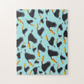 Colorful Toucan Tropical Bird Pattern Legpuzzel (Verticaal)