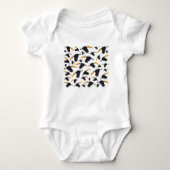 Colorful Toucan Tropical Bird Pattern Romper (Voorkant)
