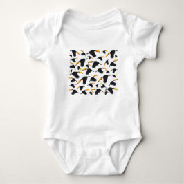 Colorful Toucan Tropical Bird Pattern Romper