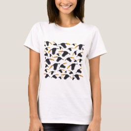 Colorful Toucan Tropical Bird Pattern T-shirt