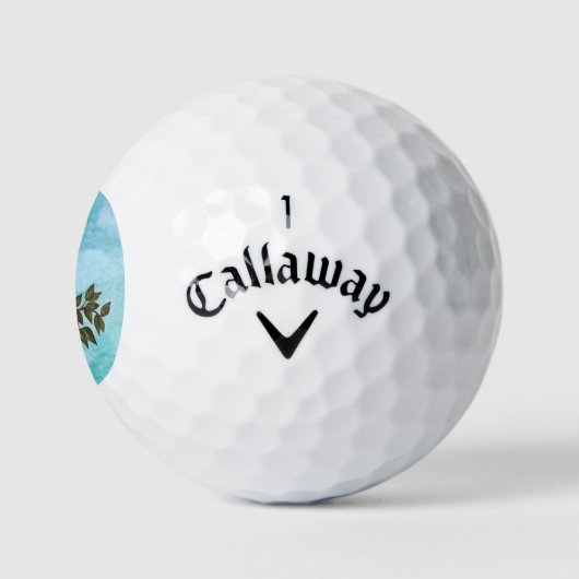 Colorful Toucan tropical regenwoud Golfballen (Logo)