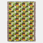 Colorful Toucans 2 Deken (Voorkant Verticaal)