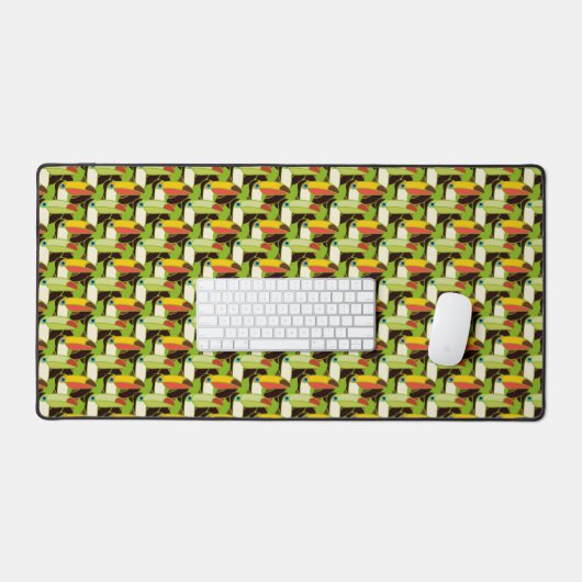 Colorful Toucans Bureaumat (Keyboard & Muis)