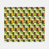 Colorful Toucans Fleece Deken (Voorkant (Horizontaal))