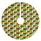 Colorful Toucans Kerstboom Rok (Voorkant)