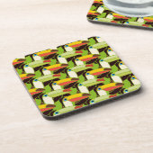 Colorful Toucans Onderzetter (Linkerzijde)