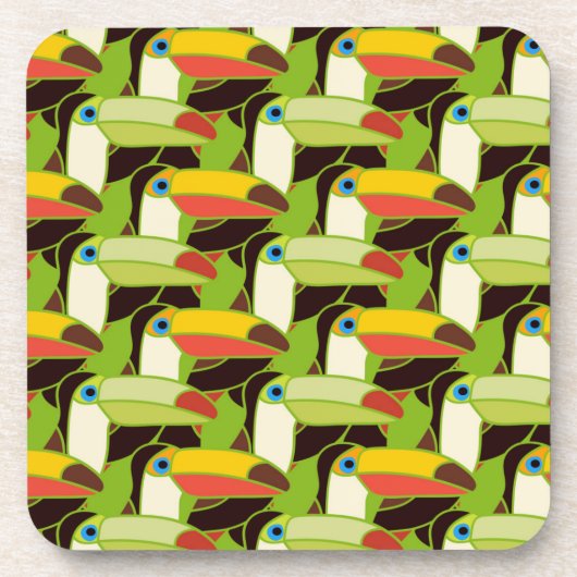 Colorful Toucans Onderzetter (Voorkant)