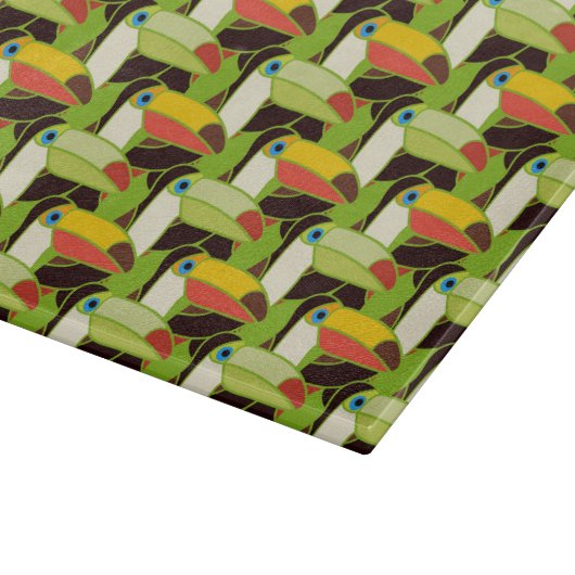 Colorful Toucans Snijplank (Hoek)