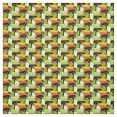 Colorful Toucans Stof (Swatch)