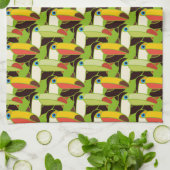 Colorful Toucans Theedoek (Gevouwen)