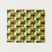 Colorful Toucans Wandkleed (Voorkant (horizontaal))