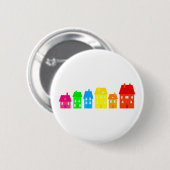 Colorful Town Ronde Button 5,7 Cm (Voorkant /achterkant)
