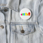 Colorful Town Ronde Button 5,7 Cm (In situ)