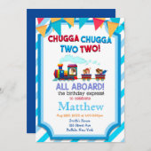 Colorful Train 2e verjaardag (Voorkant / Achterkant)