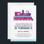 Colorful  Train Kids Birthday Kaart<br><div class="desc">Cute design voor kinderen,  jongens of meisjes die van de trein houden. Ideaal voor een feestdag. U kunt de formulering aanpassen aan andere gelegenheden.</div>