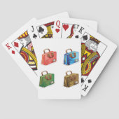 Colorful Travel Briefcase Collection Pokerkaarten (Achterkant)