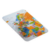 Colorful Travel Map Magneet (Rechterzijde)