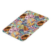 Colorful Travel Sticker Patroon Magneet (Linkerzijde)