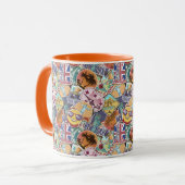 Colorful Travel Sticker Patroon Mok (Voorkant links)