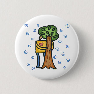 Colorful Tree Hugger Ronde Button 5,7 Cm
