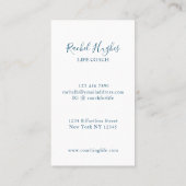 Colorful Tree Life Coach Visitekaartje (Achterkant)