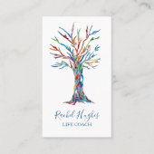 Colorful Tree Life Coach Visitekaartje (Voorkant)