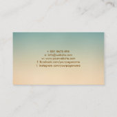 Colorful Tree of life met Chakras Visitekaartje (Achterkant)