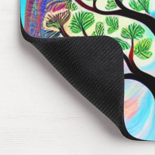 Colorful Tree of Life Mousepad Muismat (Hoek)