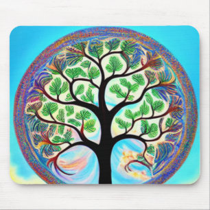 Colorful Tree of Life Mousepad Muismat