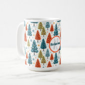 Colorful Trees Koffiemok (Voorkant links)