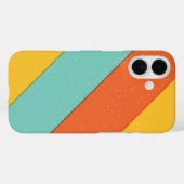 Colorful Trendy Modern iPhone Case  (Achterkant (horizontaal))