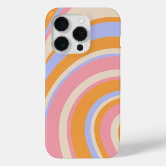 Colorful Trendy Modern iPhone Case  (Achterkant)