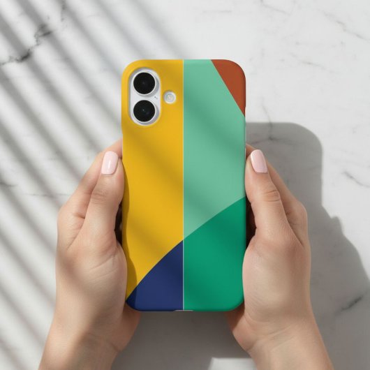 Colorful Trendy Modern iPhone Case 