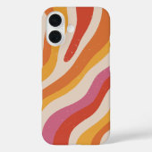 Colorful Trendy Modern iPhone Case  (Achterkant)