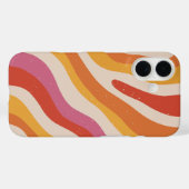 Colorful Trendy Modern iPhone Case  (Achterkant (horizontaal))