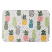 Colorful Trendy Pineapples Badmat (Voorkant)
