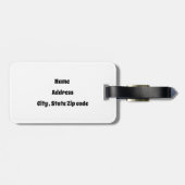 Colorful Triangles  Bagagelabel (Achterkant horizontaal)