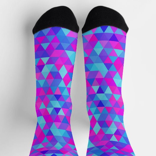 Colorful Triangles Socks Sokken (Top)