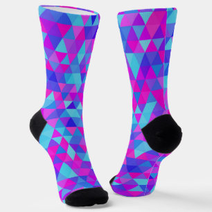 Colorful Triangles Socks Sokken