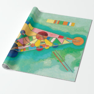 Colorful Triangles van Wassily Kandinsky Cadeaupapier
