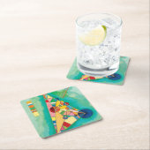 Colorful Triangles van Wassily Kandinsky Kartonnen Onderzetters (Insitu)